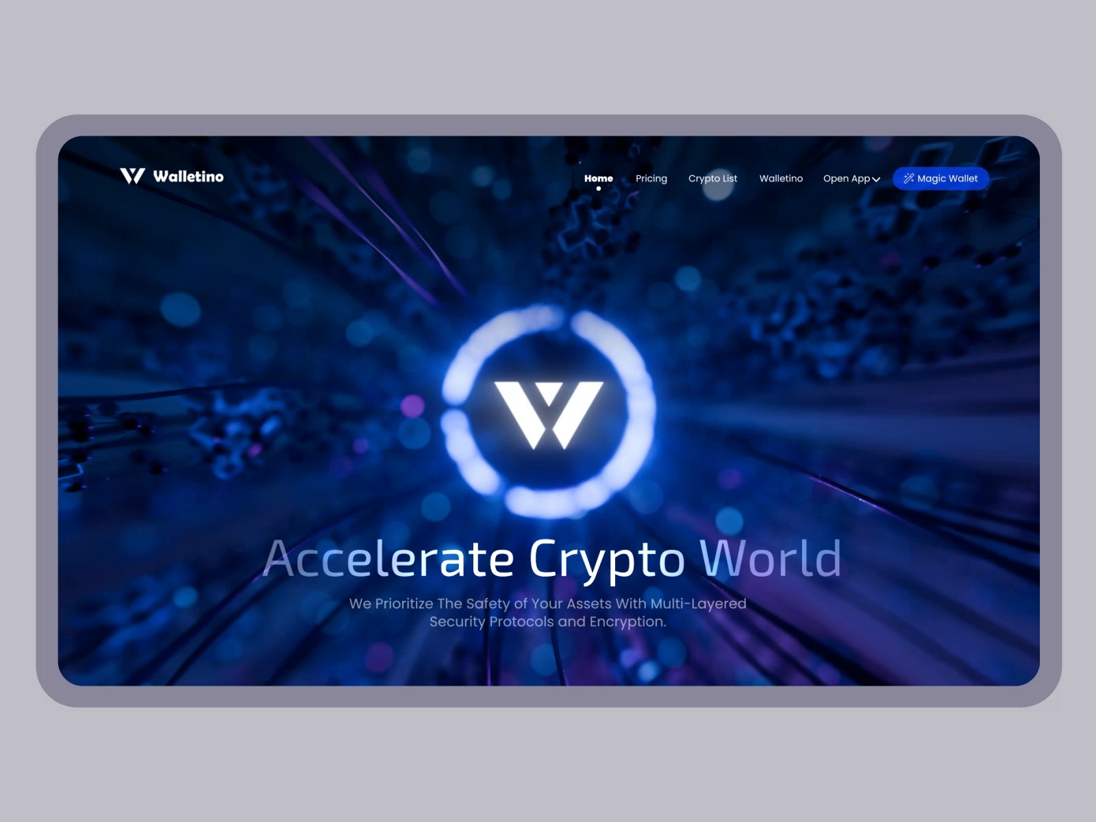 Example of High Impact Landing Page UI Design